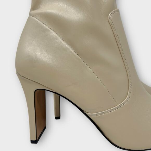 Franco Sarto Avana Faux Leather Heeled Sock Ankle Booties Size 11 - Picture 13 of 13